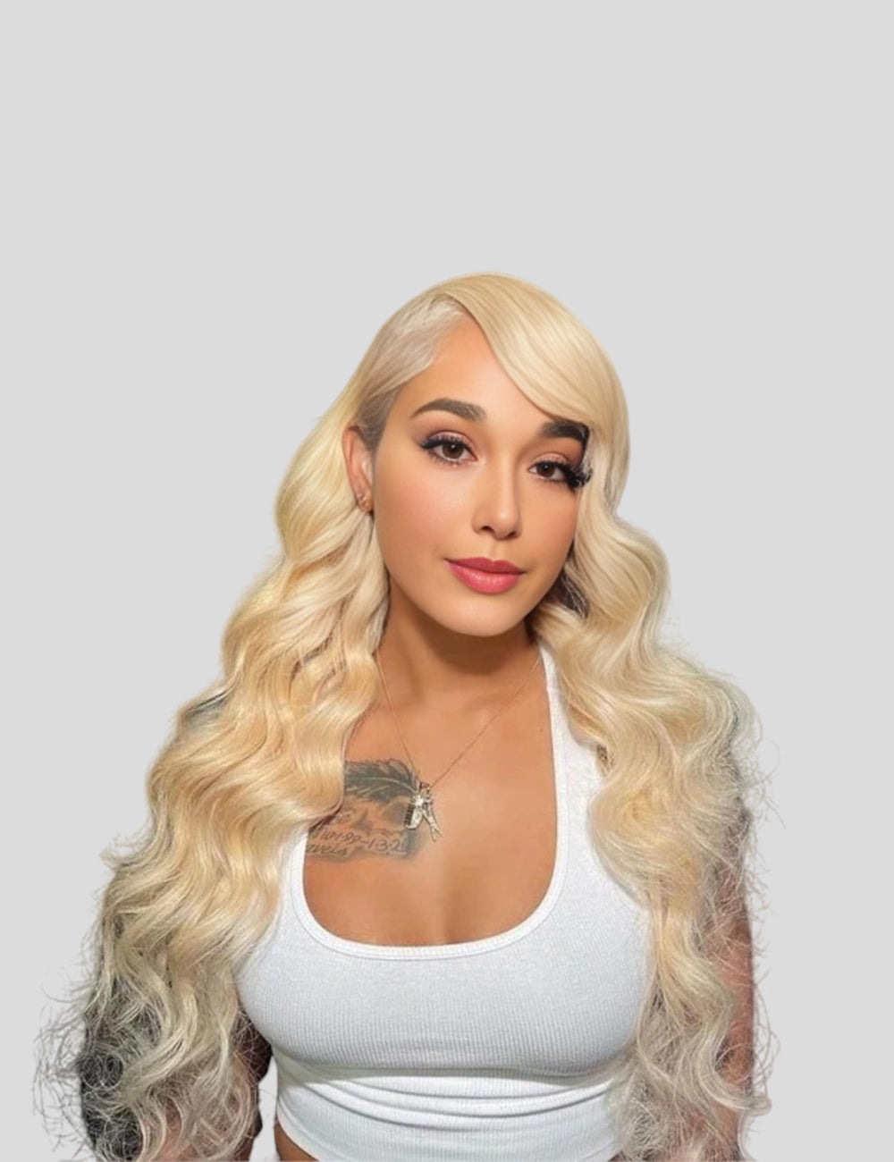 613 Blonde Wig Body Wave Human Hair Wigs 4x4 Lace Closure Wig With Natural Hairline-4