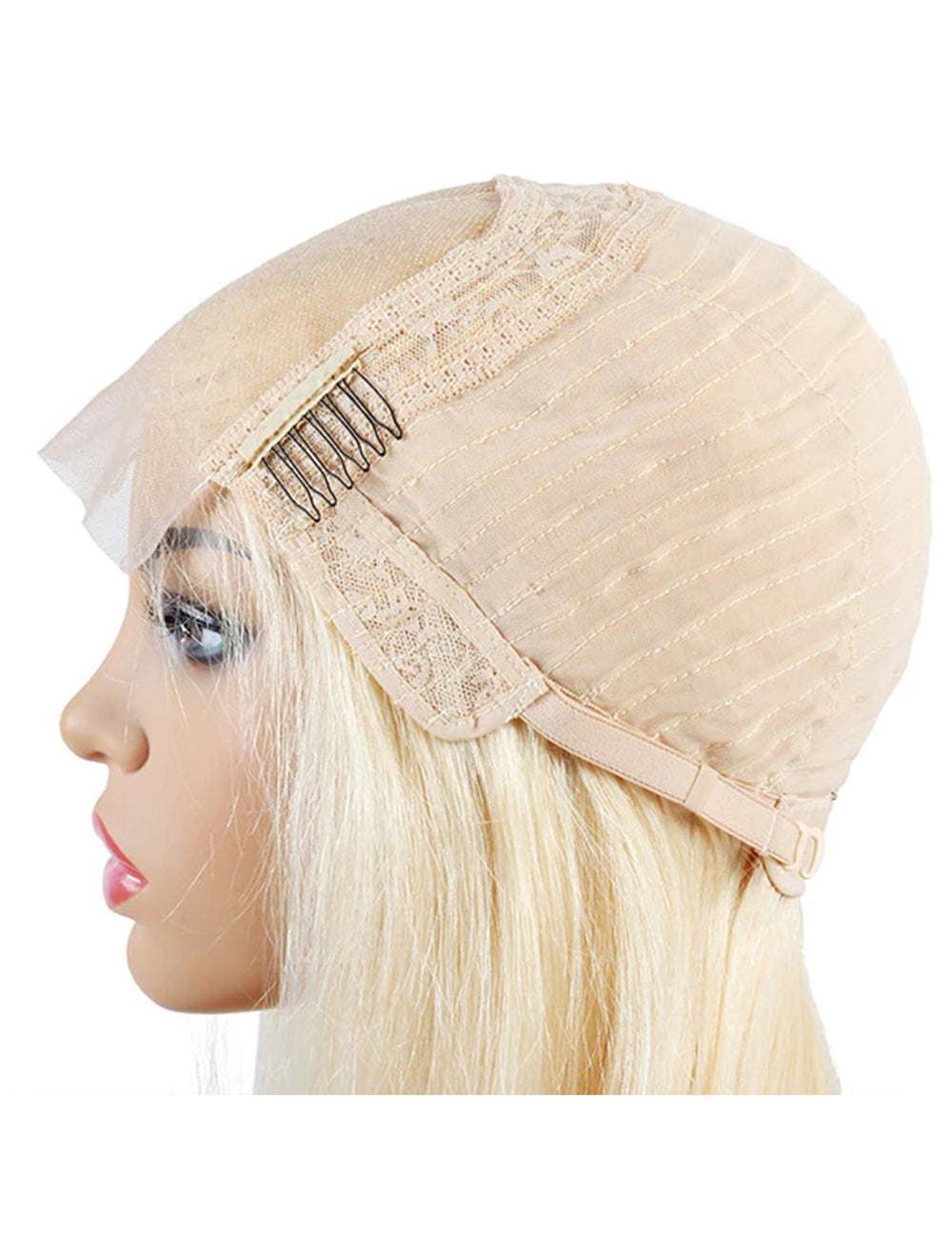 613 Blonde Wig Body Wave Human Hair Wigs 4x4 Lace Closure Wig With Natural Hairline-6