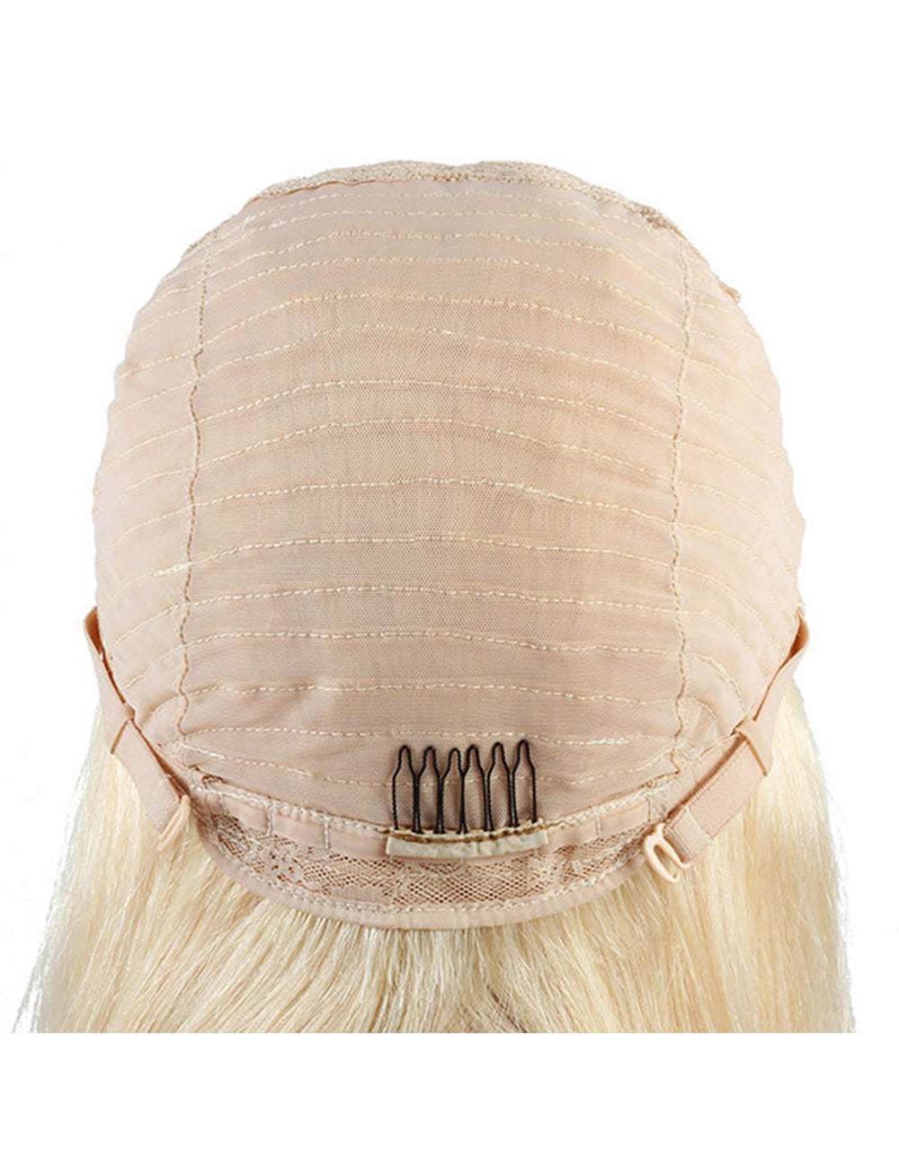 613 Closure Wig Honey Blonde Lace Wig 4x4 Lace Closure Wig Straight Human Hair Wigs-5