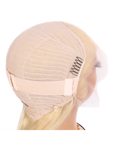 613 Deep Wave Wig Blonde Human Hair Lace Front Wigs HD Transparent 13x4 Lace Front Wig-6