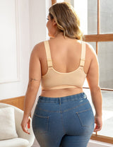 8XL Women Plus Size Frontal Seamless Printed Bra | PRUSES - PRUSES