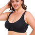 9XL Women Plus Size Front Closure Posture Wireless Back Support Bra | PRUSES-2