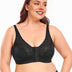 9XL Women Plus Size Lace Front Button Thin Bra | PRUSES