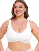 9XL Women Plus Size Front Closure Posture Wireless Back Support Bra | PRUSES - PRUSES
