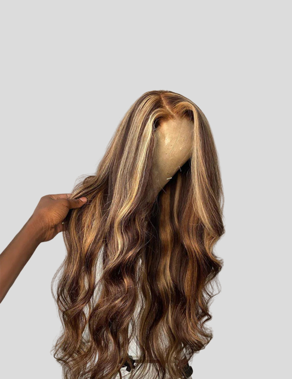 Balayage Highlight Wig 13x4 Lace Front Wig Body Wave Lace Frontal Human Hair Wigs P4/27-4