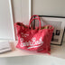 Beach Large Capacity Handmade Tassel Print Tote Bag |PRUSES-4