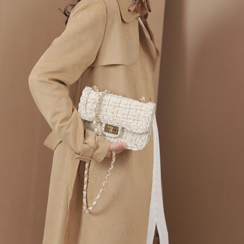 Beige_Tweed_Crossbody_Chain_Bags_Shoulder_Satchel_P_1
