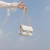 Beige_Tweed_Crossbody_Chain_Bags_Shoulder_Satchel_P_2