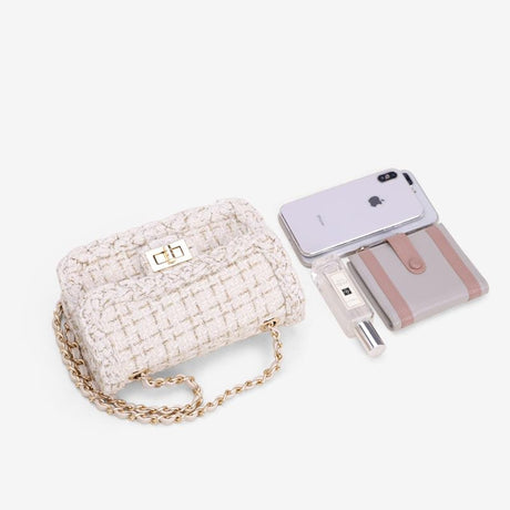Beige_Tweed_Crossbody_Chain_Bags_Shoulder_Satchel_P_3