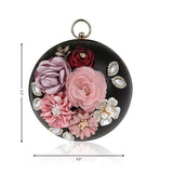 Black_Floral_Evening_Bag_Rhinestone_Round_Clutch_Bag_PRUSES11