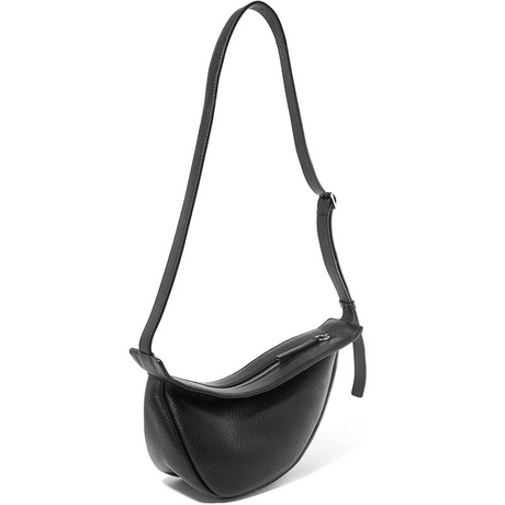 Black Hobo Crossbody Purse Women Fanny Pack Chest Bag | PRUSES