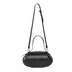 Black PU Crossbody Purse Top Handle Round Bag for Women | PRUSES