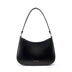 Black Smooth Leather Shoulder Hobo Bags Trend Handbags | PRUSES