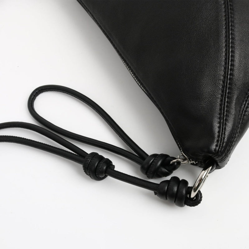Black_soft_leather_zipper_half-moon_shoulder_bag_vintage_hobo_bags_5