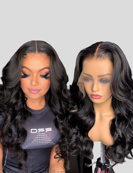Body Wave Lace Front Wig HD Lace Frontal Wig Unprocessed Glueless Human Hair Wigs-3