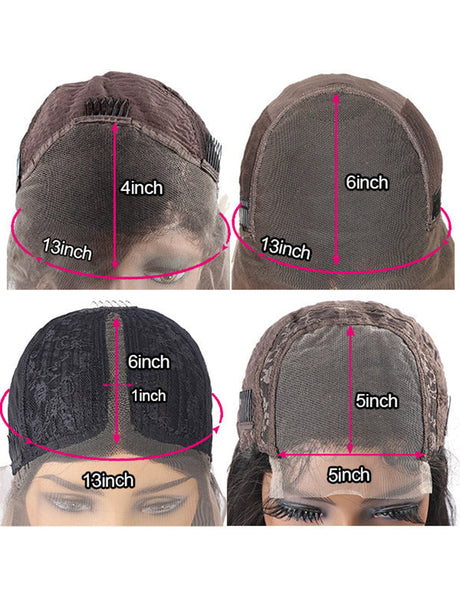 Body Wave Wig 13x4 Lace Frontal Wig HD Transparent Lace Wig Long Glueless Human Hair Wigs 32 Inch-5