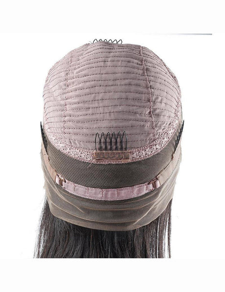 Brazilian Hair 360 Lace Frontal Wigs With Baby Hair Straight HD Human Hair Wigs-6