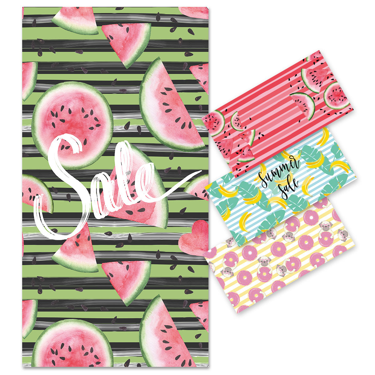 Bright_Watermelon_Summer_Double-Faced_Fleece_Beach_Towel_PRUSES_3