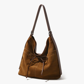Brown_Genuine_Leather_Bow_Large_Shoulder_Bags_Cross