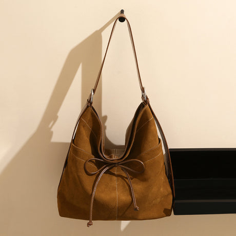 Brown_Genuine_Leather_Bow_Large_Shoulder_Bags_Cross_1