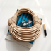 Brown_knotted_leather_handbags_woven_bag_with_zipper_3