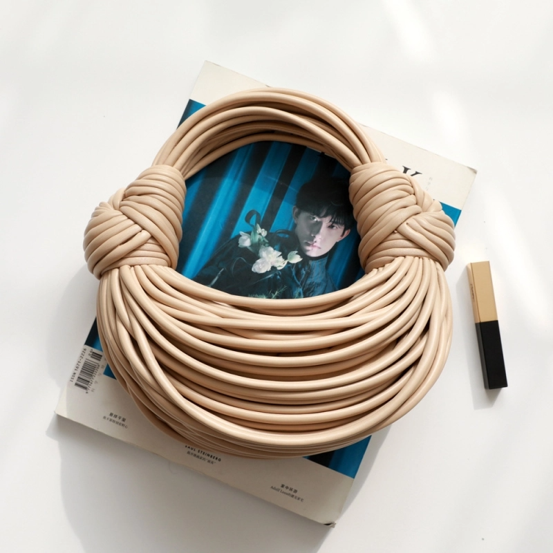 Brown_knotted_leather_handbags_woven_bag_with_zipper_3