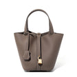 Bucket Bag Vegetable Basket Leather Handbag |PRUSES
