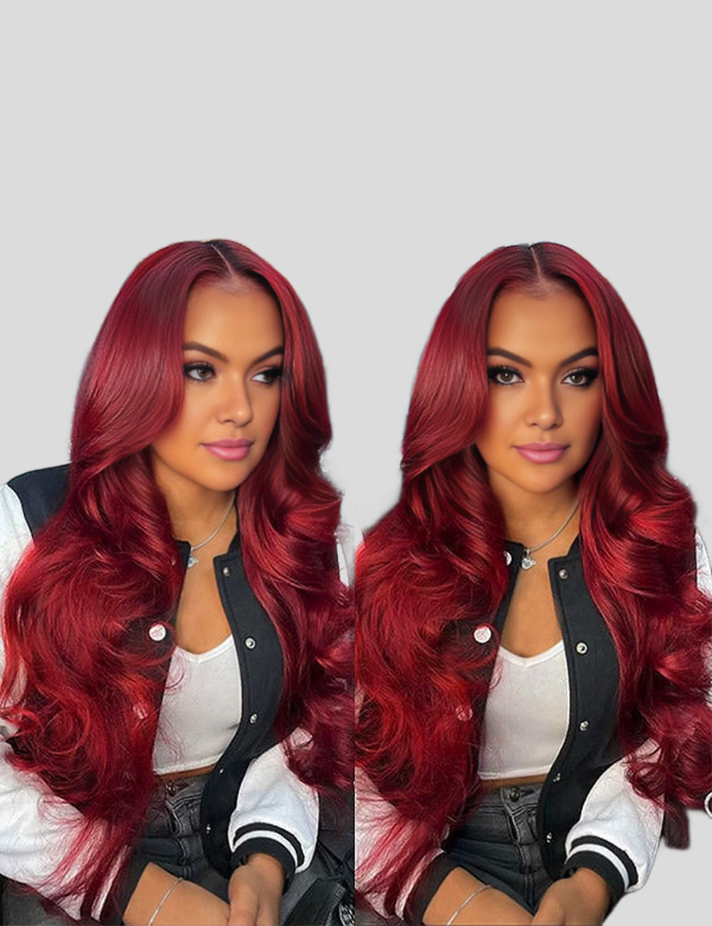 Burgundy Lace Front Wigs 99J Body Wave Wear and Go Wig Colored Glueless Human Hair Wig Invisible Knots Pre Plucked