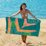 Colorful_Graffiti_Double-Faced_Fleece_Beach_Towel_PRUSES_1