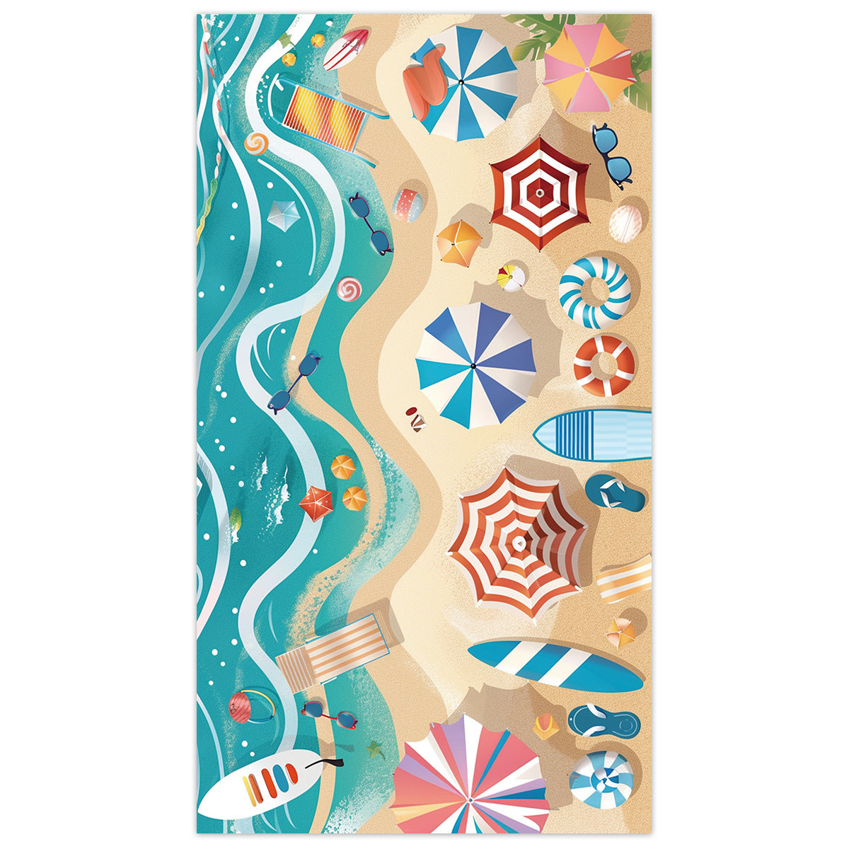 Colorful_Summer_Beach_Umbrella_Double-Faced_Fleece_Beach_Towel_PRUSES_7