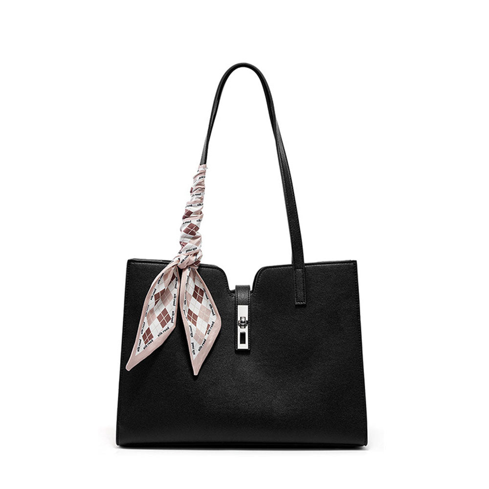 Cowhide Custom Tote Bag Large Capacity Ins Style Underarm Bag |PRUSES