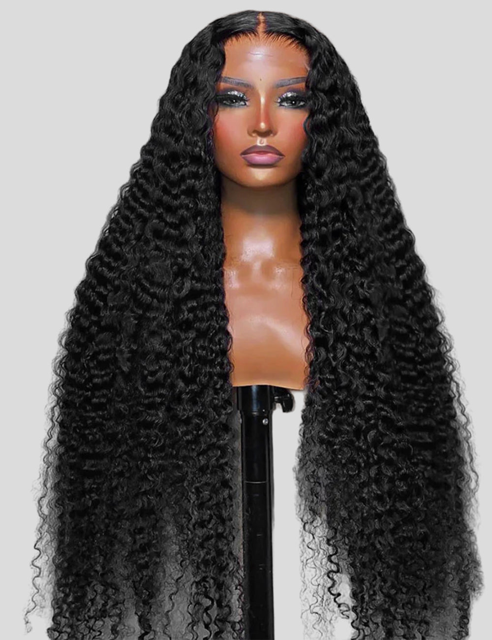 Curly Full Lace Wigs Pre Plucked Human Hair Wigs With Natural Hairline-3