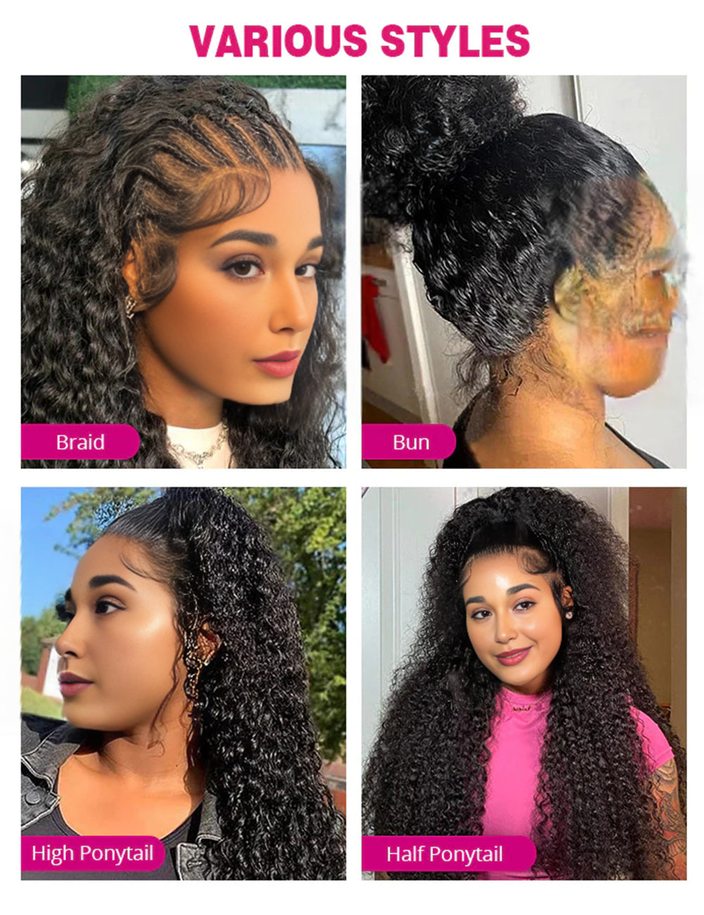 Curly Full Lace Wigs Pre Plucked Human Hair Wigs With Natural Hairline-9