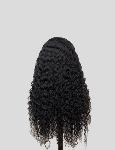 Deep Wave Human Hair Wigs 13x4 Lace Front Wig Indian Hair Deep Curly Lace Wig With Natural Hairline-7