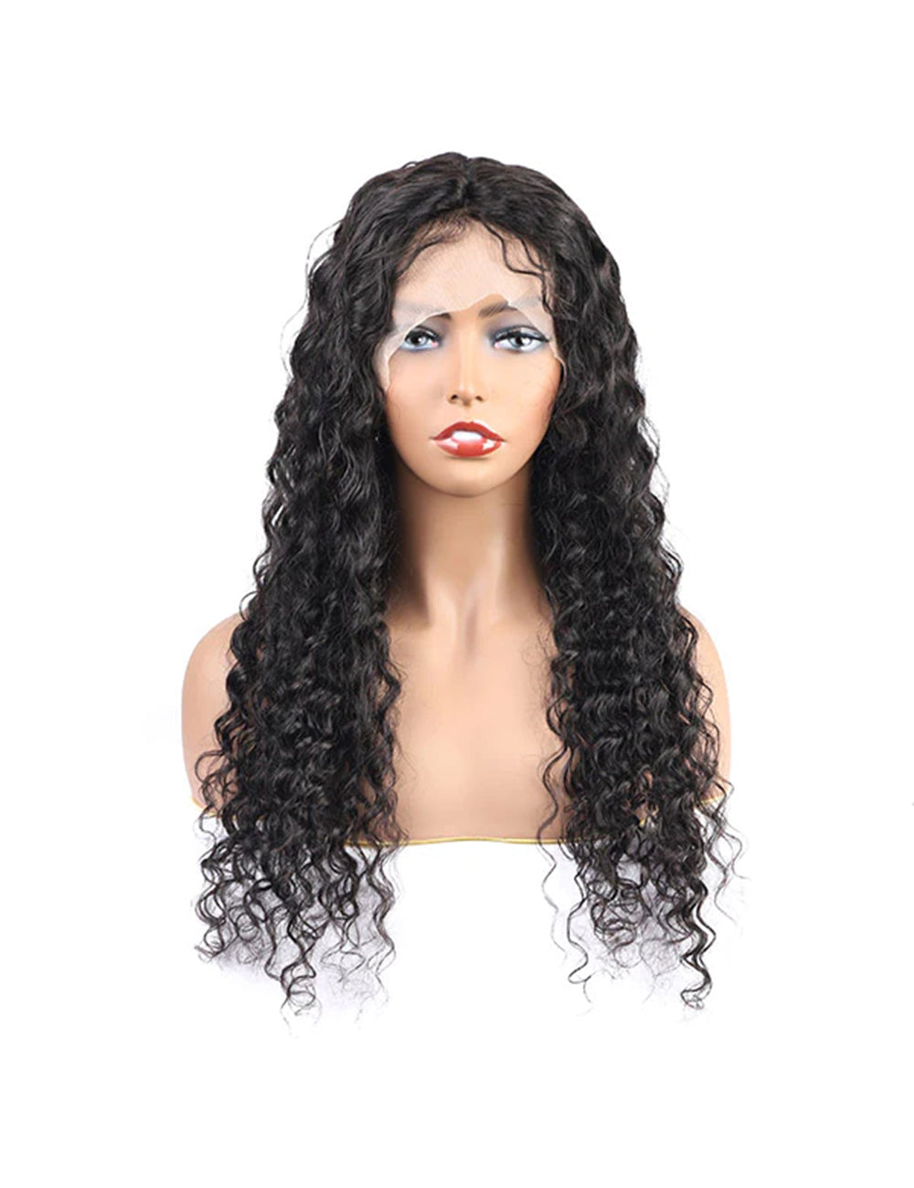 Deep Wave Lace Front Wig HD Transparent Lace Wig 13x4 Lace Frontal Wigs 200% Density-2