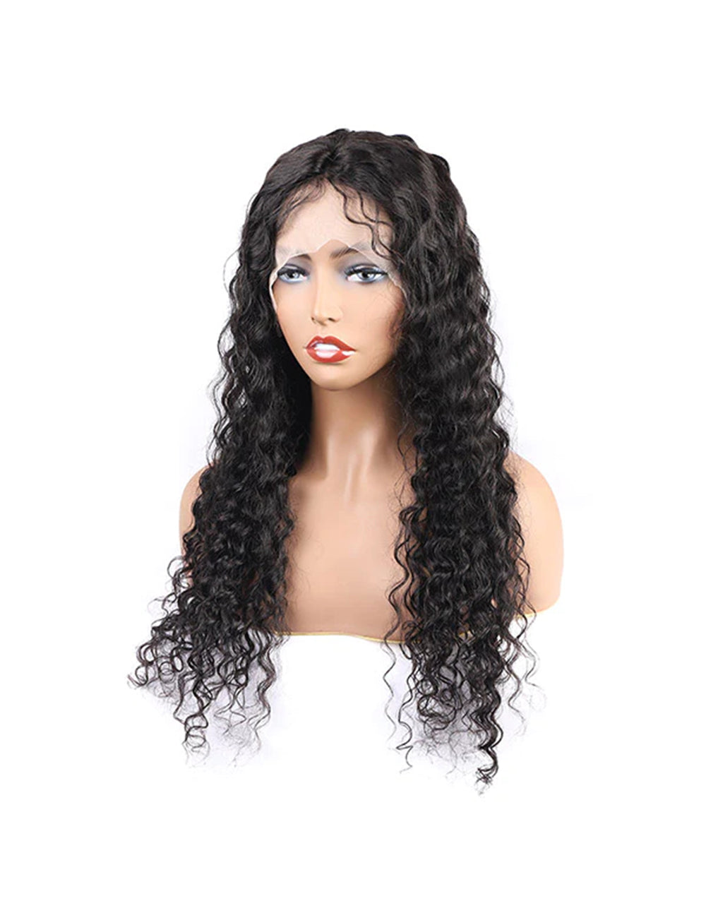 Deep Wave Lace Front Wig HD Transparent Lace Wig 13x4 Lace Frontal Wigs 200% Density-3