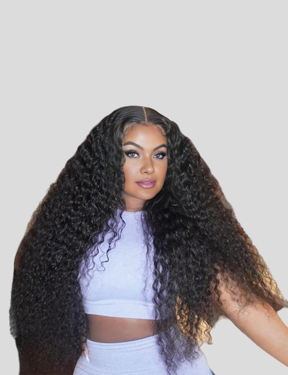 Deep Wave Lace Frontal Wigs HD Lace Front Wig Long Glueless Human Hair Wigs-2