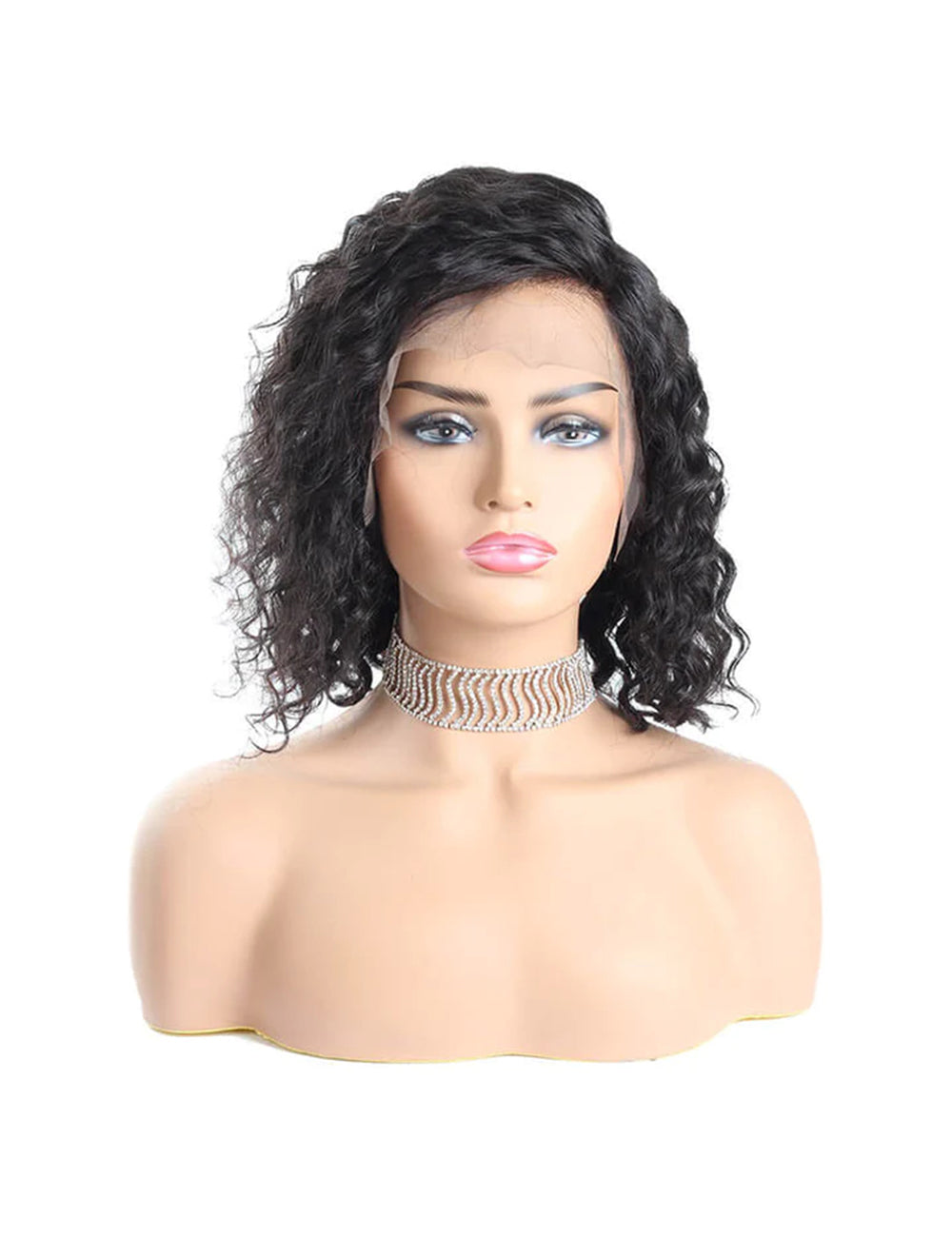 Deep Wave Wigs Malaysian Deep Wave Short Bob Human Hair Wig 200% Density-2