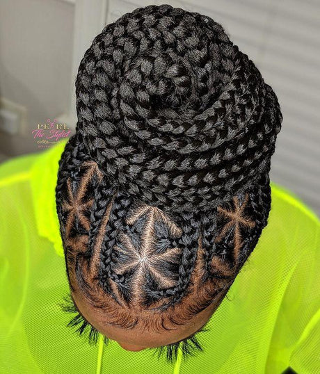 Fancy Cornrow Braid Wigs