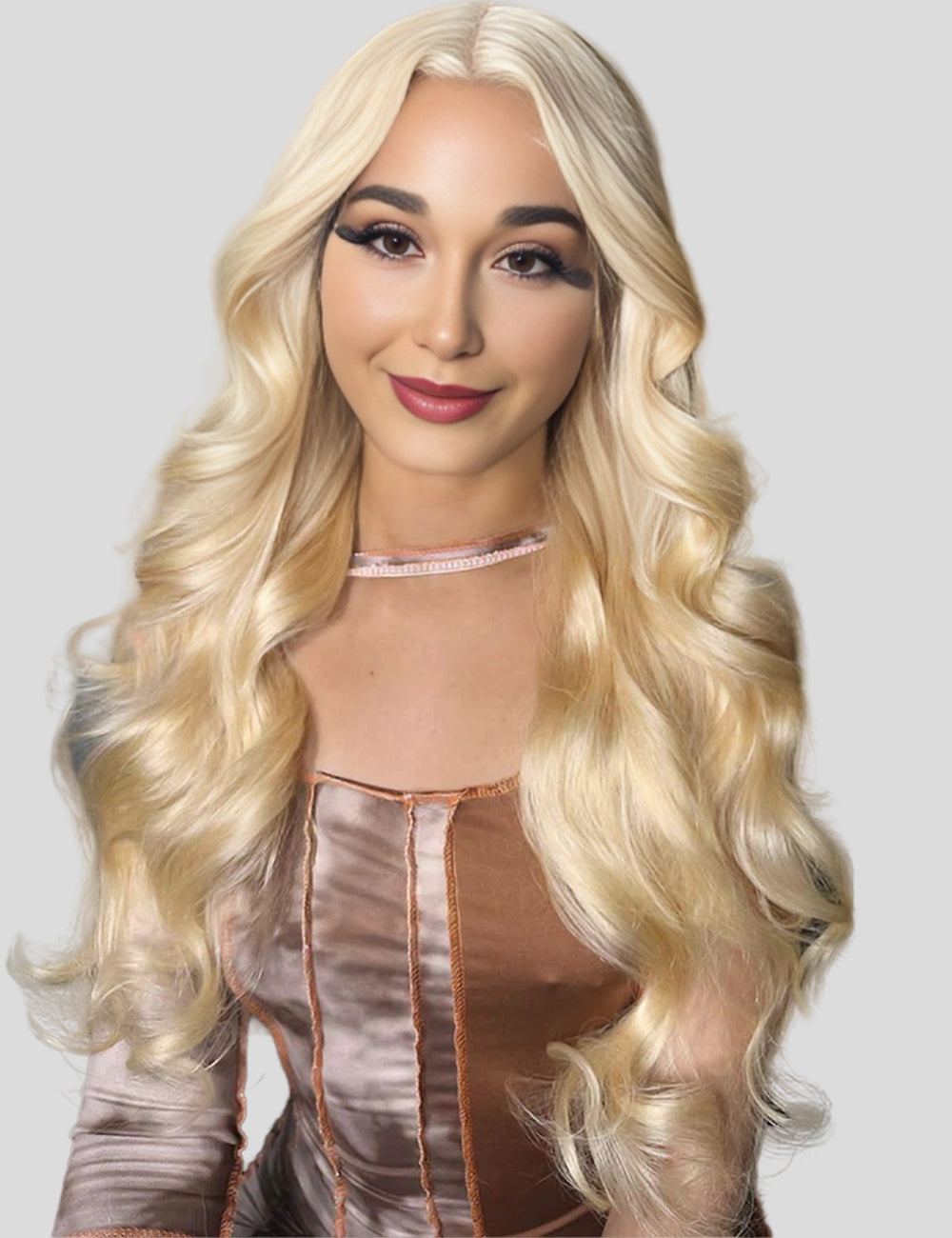 Full Lace Human Hair Wigs 613 Body Wave Wig Honey Blonde Full Lace Wigs HD Transparent 360 Full Lace Wigs-1