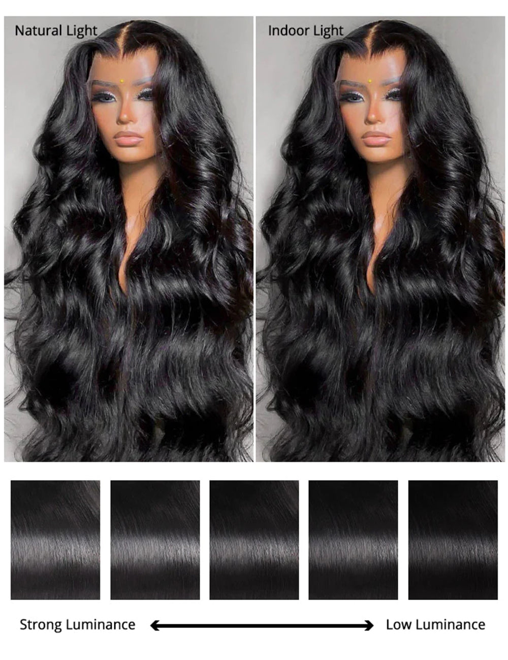 Full Lace Human Hair Wigs Body Wave 360 Full Lace Front Wigs With Baby Hair-4