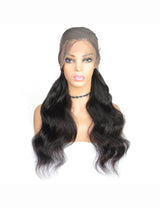 Full Lace Human Hair Wigs With Baby Hair Malaysian Body Wave Lace Frontal Wigs 360 Lace Front Wig-2