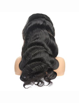 Full Lace Human Hair Wigs With Baby Hair Malaysian Body Wave Lace Frontal Wigs 360 Lace Front Wig