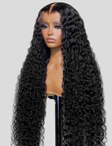 Full Lace Wigs Deep Wave Human Hair Wigs Breathable 360 Full Lace Wigs Pre Plucked-3