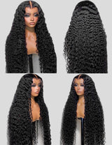 Full Lace Wigs Deep Wave Human Hair Wigs Breathable 360 Full Lace Wigs Pre Plucked-5