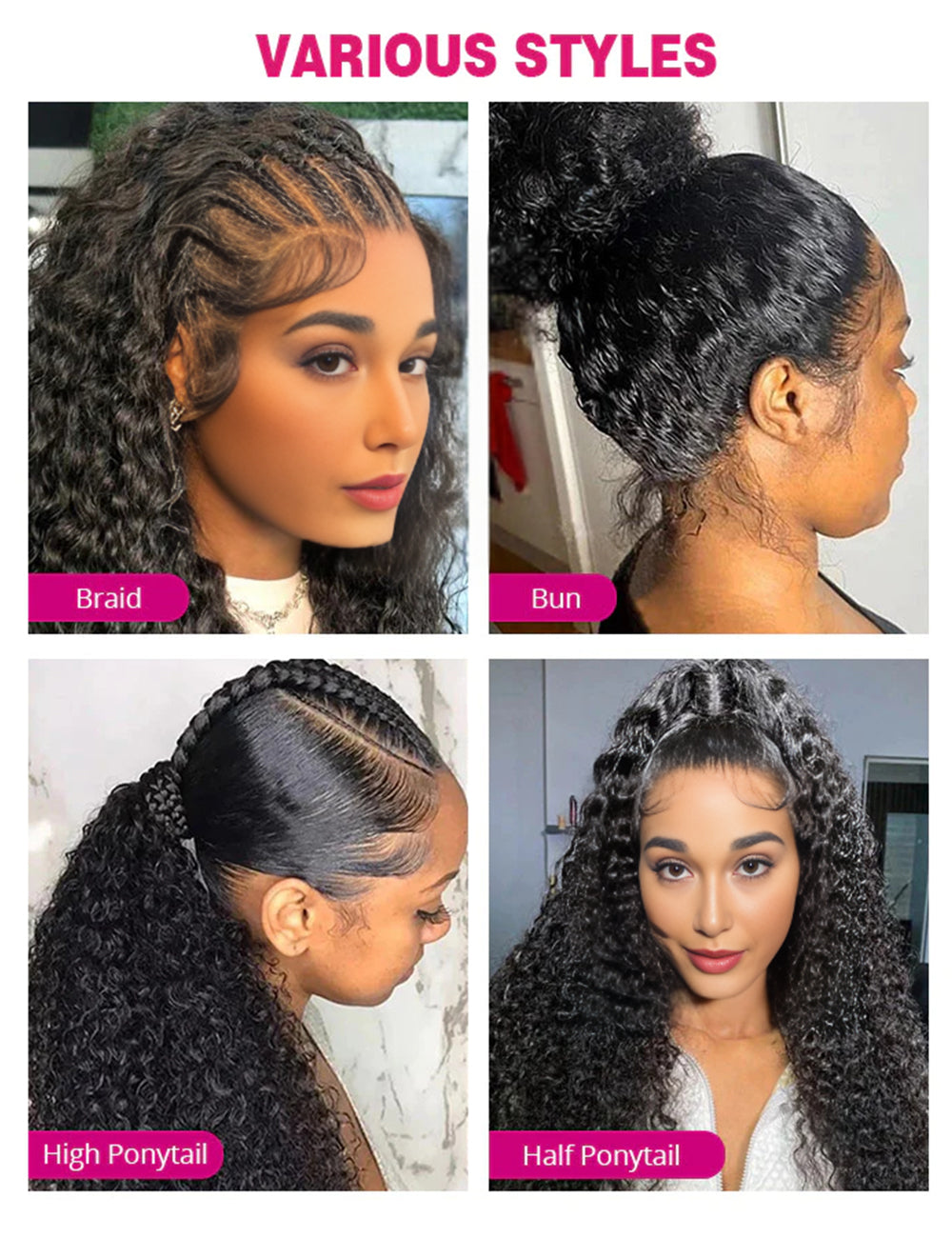 Full Lace Wigs Deep Wave Human Hair Wigs Breathable 360 Full Lace Wigs Pre Plucked-9