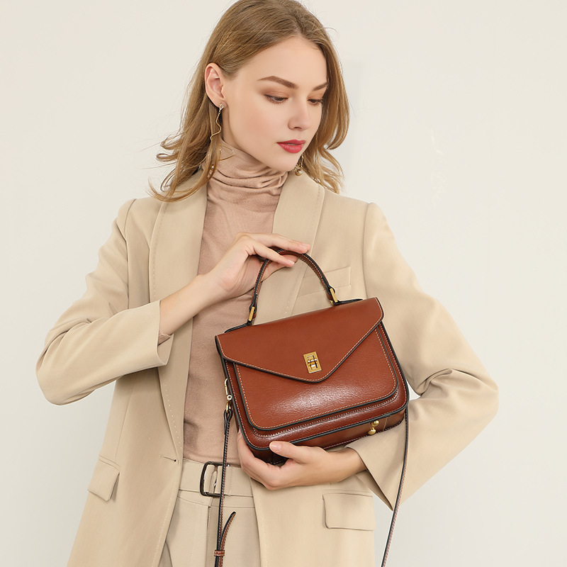 Genuine Leather High-end Women's Shoulder Bag |PRUSES-3