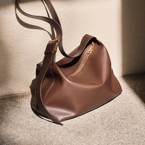 Genuine Leather Tote Bag  Commuter Bag | PRUSES-10