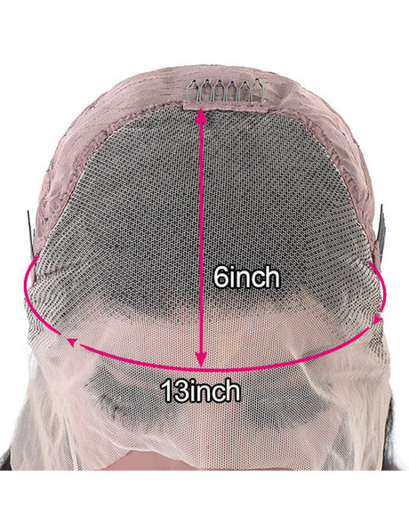 Glueless Loose Deep Wave Wig 13x6 HD Lace Front Wig 200% Density Brazilian Human Hair Wigs-5