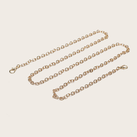 Gold Clear Purse Transparent Beach Bag with Removable Chain_3